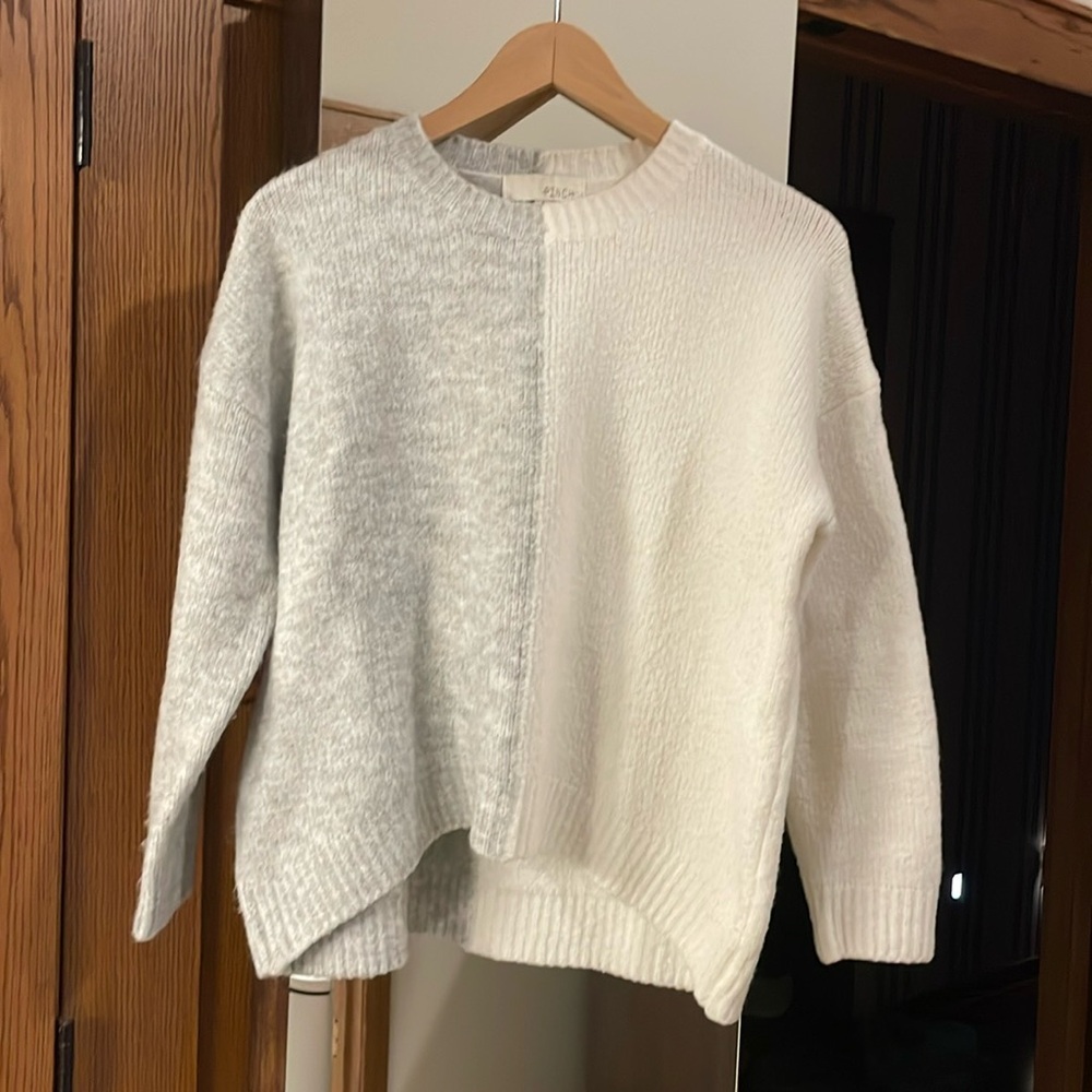 Crazy soft two tone sweater